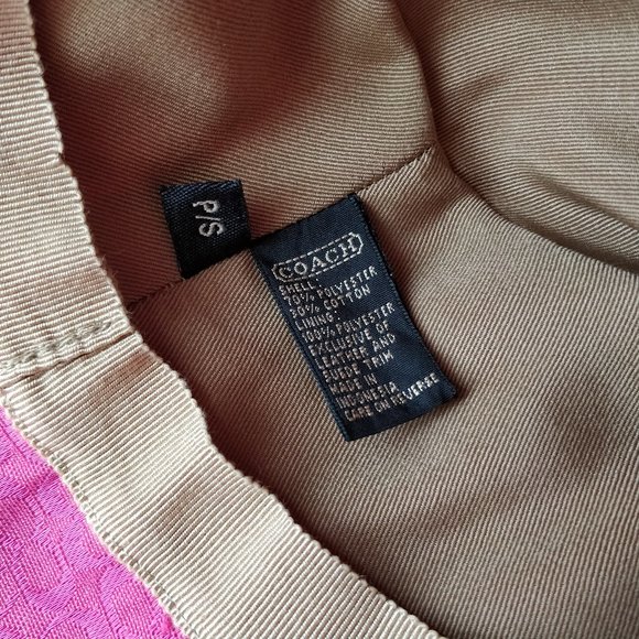 COACH Mini Logo Signature Hat Sz P/S - Picture 4 of 6